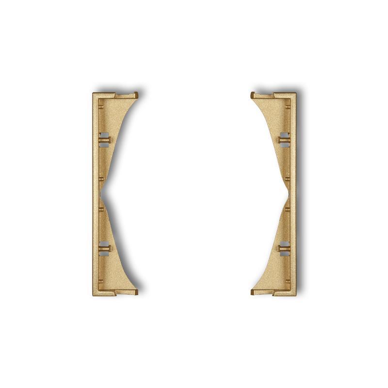 Karlik Mini gold - intermediate frame for double sockets - 29MRP-2