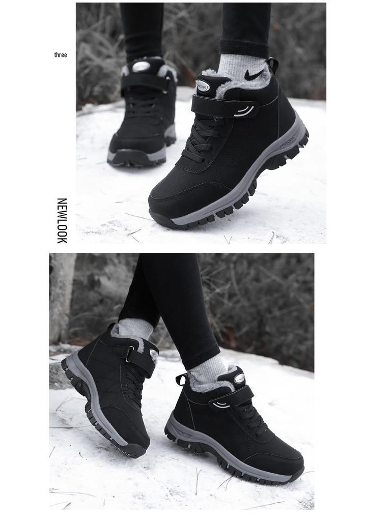 Women's High-Top Non-Slip Winter Walking Boots for Travel and Hiking