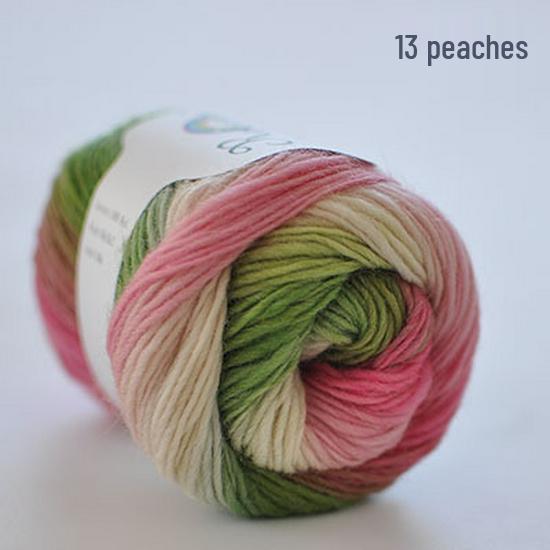 Gradient Rainbow Wool Knitted Jacket, Scarf & Shawl Yarn – Soft & Luxurious DIY Knitting Wool
