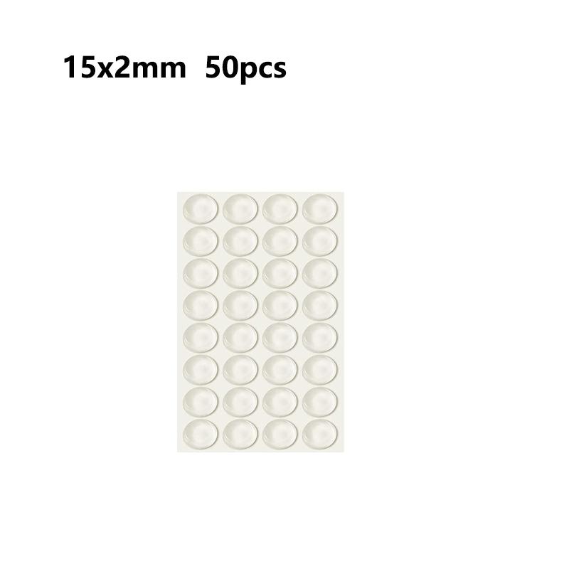 Strong Self-Adhesive Clear Door Stopper Rubber Damper Buffer Cabinet Bumpers Furniture Dots Cushion Protective Pads Tiny Bumpons