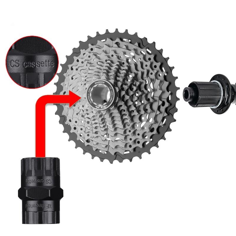 Bike Flywheel Remover Sleeve Bicycles Sleeve Cassette Disassembly Assembly Tools Mtb Repair Tools Bicycle Accessories