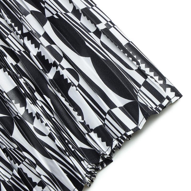 New FILA Casual Long Skirts Unisex All Over Print F11W424317FZA