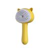 2-in-1 Cat grooming comb Pet Grooming Brush - Electric Massage & Waterless Spray Comb for Cats/Dogs One-Button Deshedding