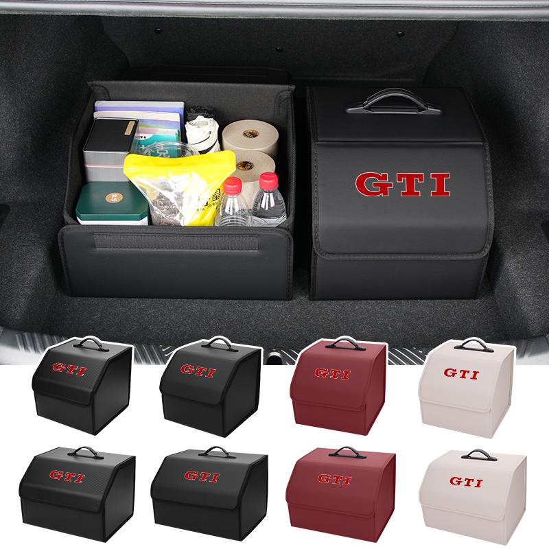 Car Trunk Storage Box GRHS5Y4 Carbon Tool Organiser Multi-Use Storage Bag For Volkswagen VW Jetta Golf Beetle CC EOS GTI MK2 MK4 MK5 MK6