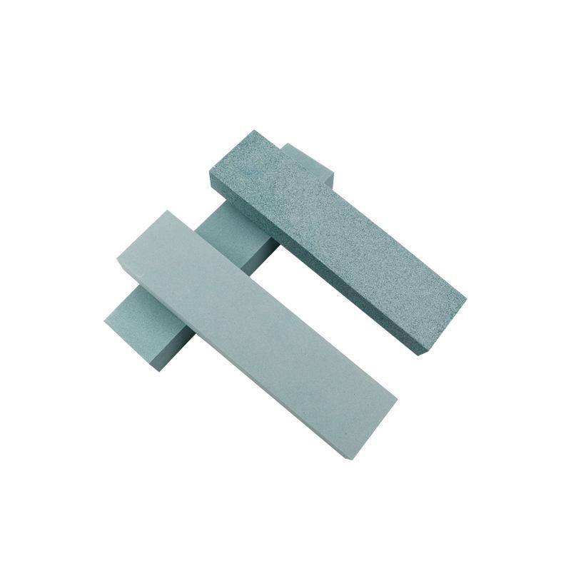 Dual-Sided Green Silicon Carbide Oilstone Sharpening Block, Fine Grit, 200x50x25mm, Rectangular