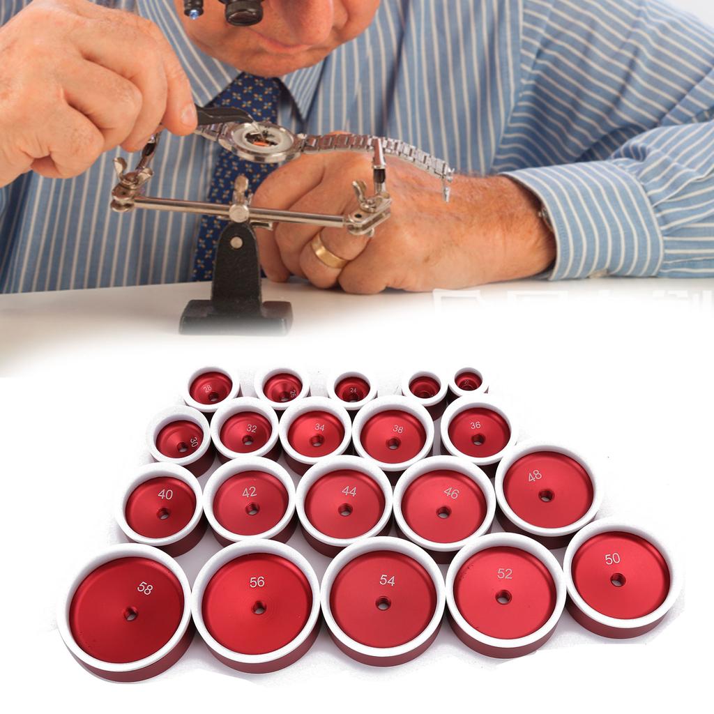 Capping Machine Dies 20 Sizes with Nylon Cover Watch Back Cover Pressing Machine Accessory