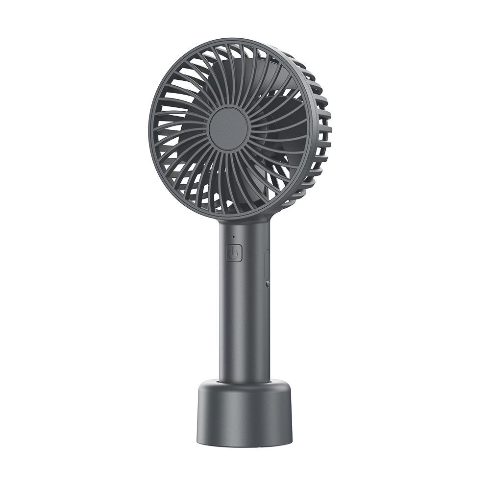 

25-Year Edition Rechargeable Handheld & Desktop Mini Fan – Portable Electric Fan for Students & Outdoor Use 105*56*234 mm темно-серого