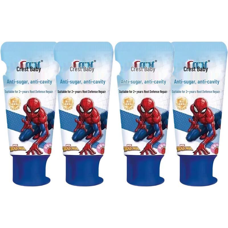 Crest Spider-Man Kids Toothpaste & Vinda Tissues Bundle