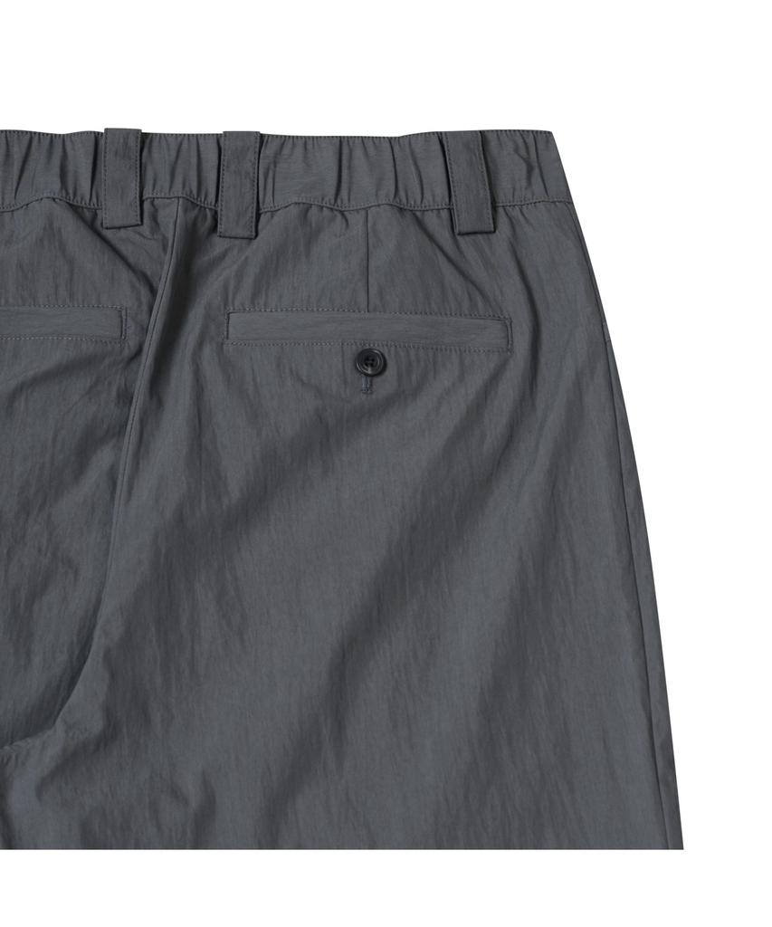 Keoseuuteommellou Gray One Tuck Double Knee Pants Cwpam25343Gyd