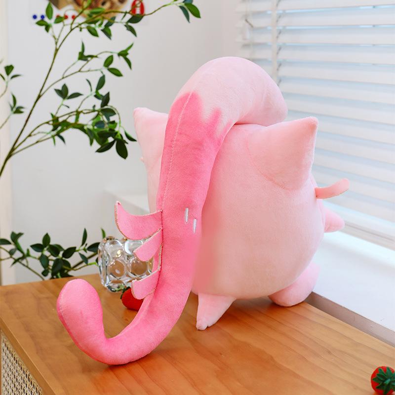 Roaring Tail Fatty Ding Plush Toy Pokémon Doll Children's Sleeping Pillow Birthday Gift Exchange