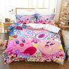 2026 Cartoon Roze Ster Kirby Bondgenoten Dekbedovertrek Kussensloop Beddengoed Set Volwassene Jongen Meisje Slaapkamer Decoratie Enkel Dubbel Groot Formaat