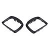 NEW-Abs Rear View Side Mirror Cover Trim Frame Decoration,Door Wing Mirror Cover For Bmw X5 E53 3.0D/3.0I/4.4I 2000-2006 Rearvie
