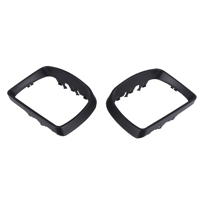 NEW-Abs Rear View Side Mirror Cover Trim Frame Decoration,Door Wing Mirror Cover For Bmw X5 E53 3.0D/3.0I/4.4I 2000-2006 Rearvie