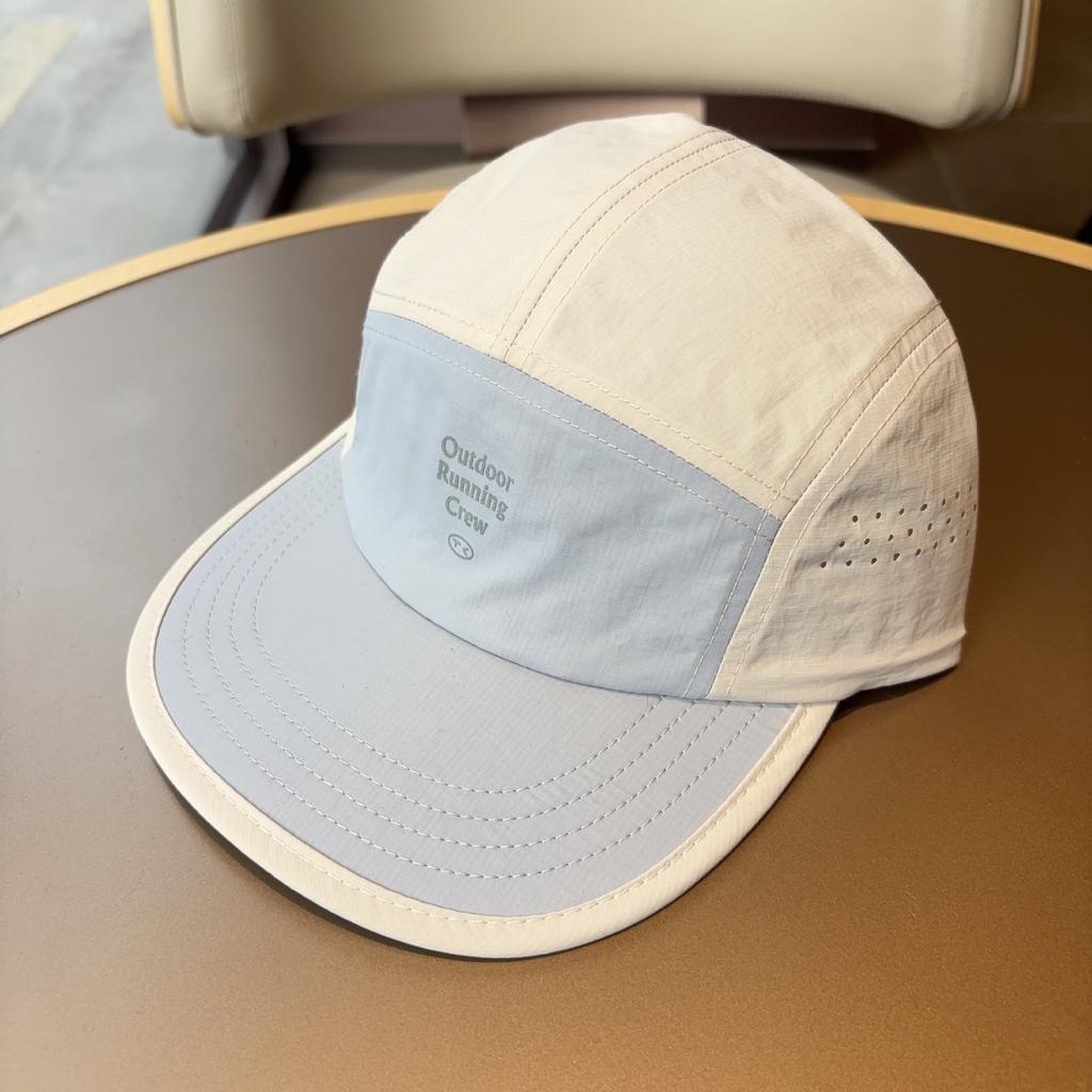 2026 New 5 Panel Running Cap Men Women Lightweight Quick Dry Nylon Hat Outdoor Sports Breathable Flat Brim Baseball Cap
