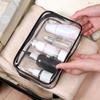 15 X 10 X 7cm Travel Toiletry Bag Thick PVC Cosmetic Organizer Waterproof Dustproof Zipper Storage Pouch