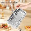 Heated Lunch Box 900ml Capacity Food Warmer Stainless Steel Hot Meal Lunch Container