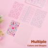 5 PCS Self Adhesive Face Gems Rhinestones Pearl Stickers Face Gems Heart Star Moon Shape Jewels Rhinestone Stickers Hair Accessories for Faces Eye