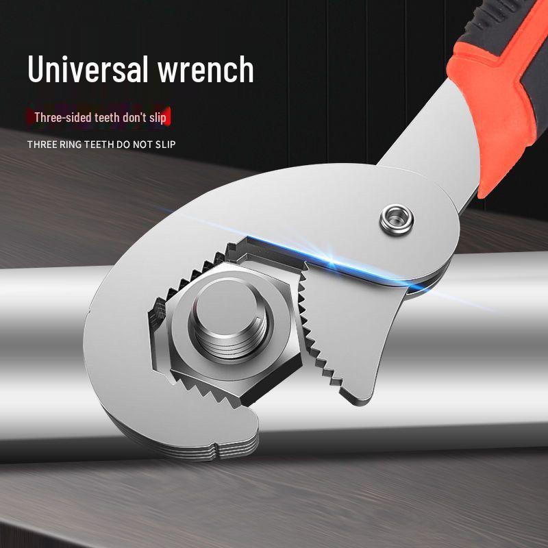 Dual Universal Adjustable Quick-Open Wrench Set