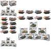 8pcs 172 4d Assemble Tank Heavy Weapons Armor Plastic Model Us  Germany Kits