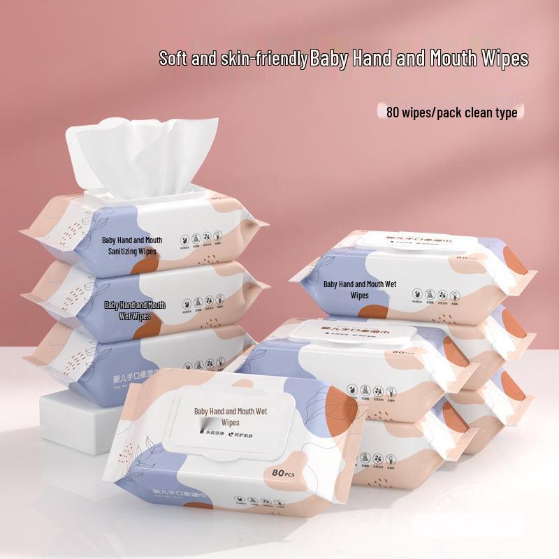 Grote verpakking Gezichtsreinigingsdoekjes voor Moeder & Baby - Speciaal voor Kinderhanden & Mond