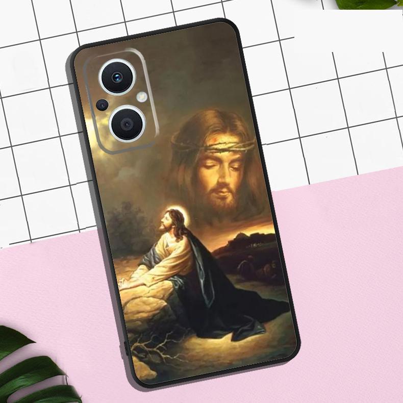 Divine Mercy Jesus Case For OPPO Reno 13F 12F 11F 8T 7 8 10 11 12 13 Pro OPPO Find X8 X6 Pro X3 X5 Lite Cover