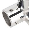 3 Way Corner Tee Joint 316 Stainless Steel Mirror Polished Yacht Hand Rail Elbow Pipe Fittings