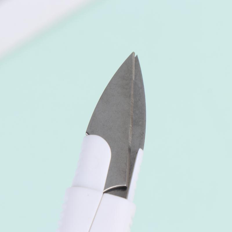 Folding Spring Loaded Scissors Portable Mini Sharp Cutter Spring Loaded Safety Cover For Home Student Sewing Craft Cutting