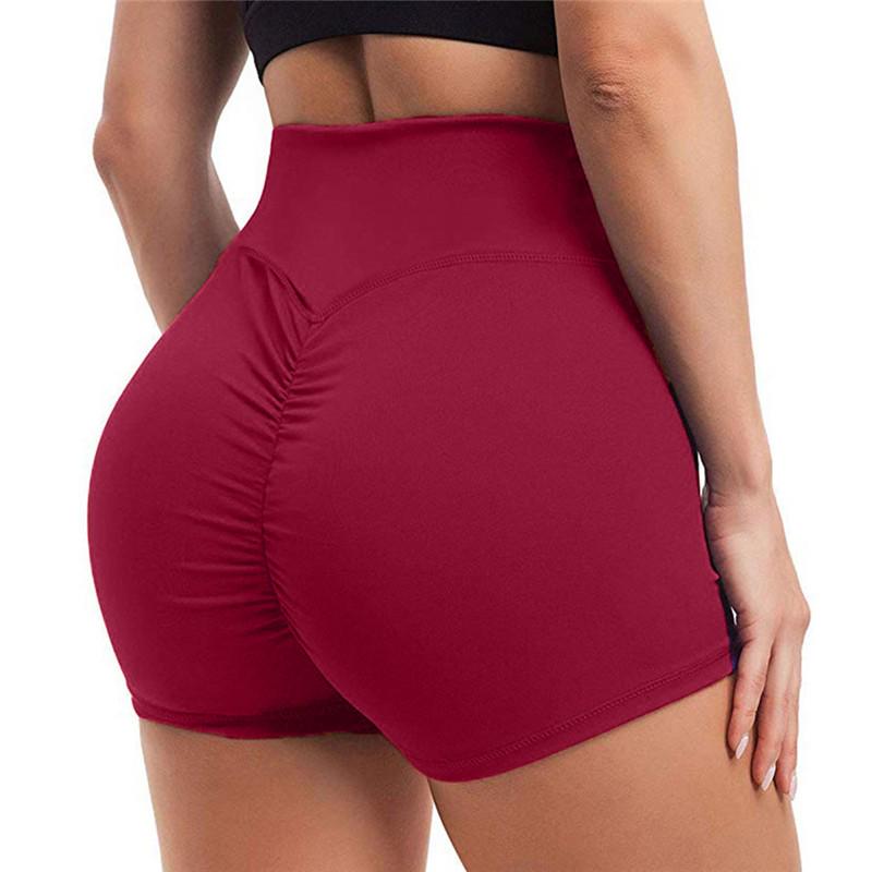 Fashion Summer Female Leggings Yoga Hip Pants High Waist Sexy Tight Leggings Anti-glare Yoga Pants