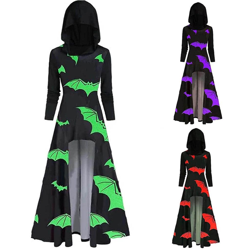 Gothic Clothing Women's Dress Halloween Carnival Cosplay Party Vintage Hoodie