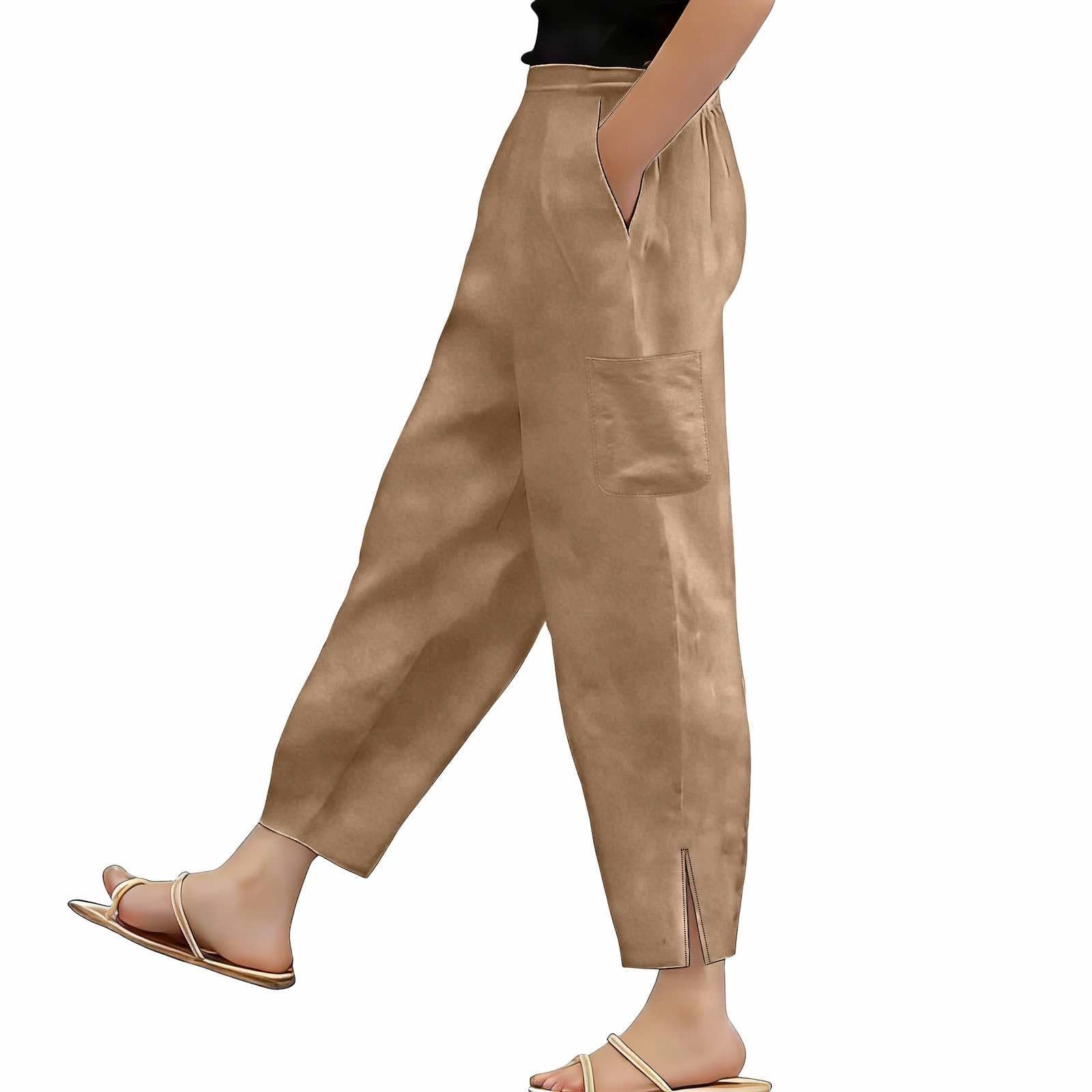 

Boys Girls Children s Loose Casual Fashion Comfy Pants 120 хаки