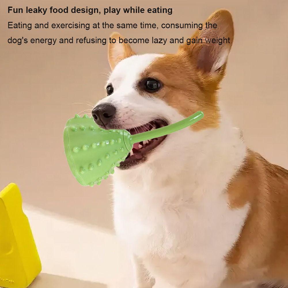 Lotus Seedpod Pet Slow Feeder Ball Relieve Boredom Pet Food Dispenser Dog Chewing Toys  Puppy