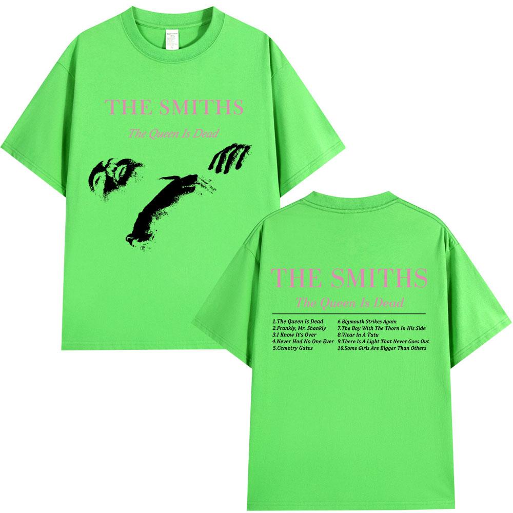 The Smiths The Queen Is Dead T Shirt 1980s Indie Morrissey Oversized Tshirt Vintage Punk Rock Band Tshirts Streetwear Unisex