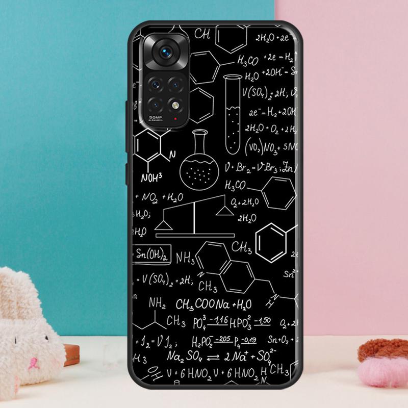 Biology and Chemistry Case For Xiaomi Redmi Note 13 12 Pro 14 11 9 10 9S 10S 11S 12S Redmi 14C 13C 10C 12C Cover