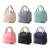 Stylish Insulated Lunch Bag Solid Color Casual Lunch Box Cooling Handbag for School Office or Outdoor Adventures