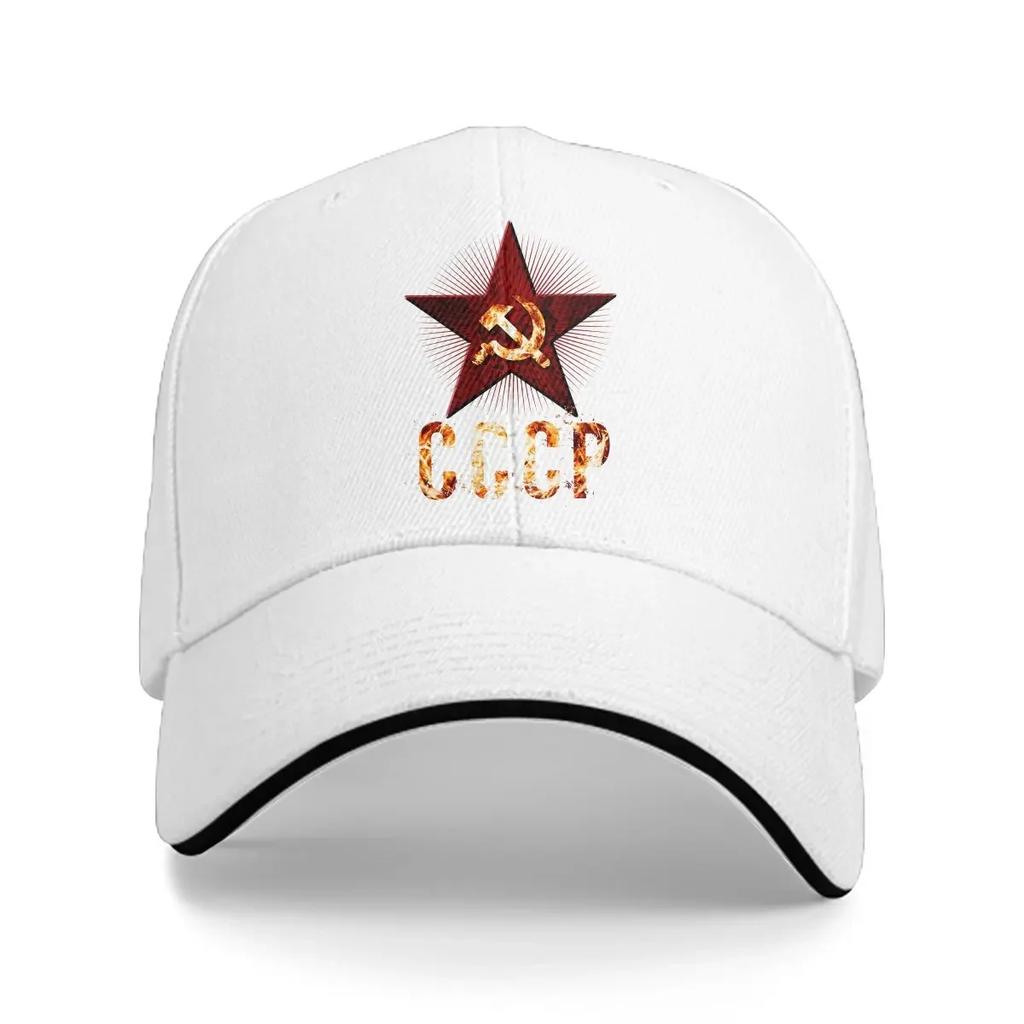 Russian USSR CCCP Multicolor Hat Peaked Men's Cap Cccp Red Star Personalized Visor Protection Hats
