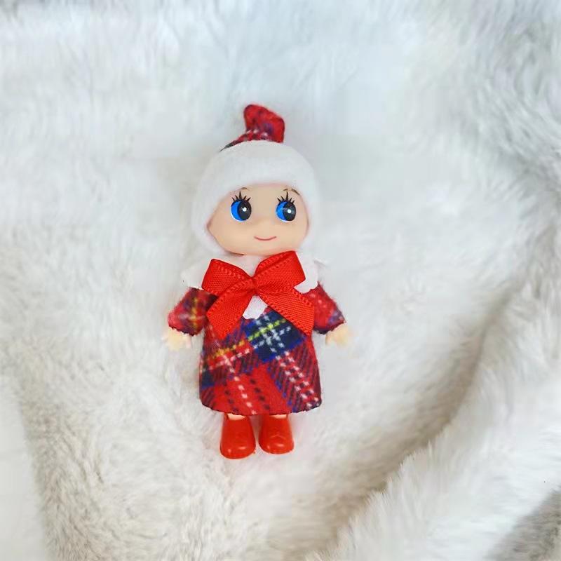 Baby Doll Elf Toy With Movable Arms Legs With Feet Shoes Christmas