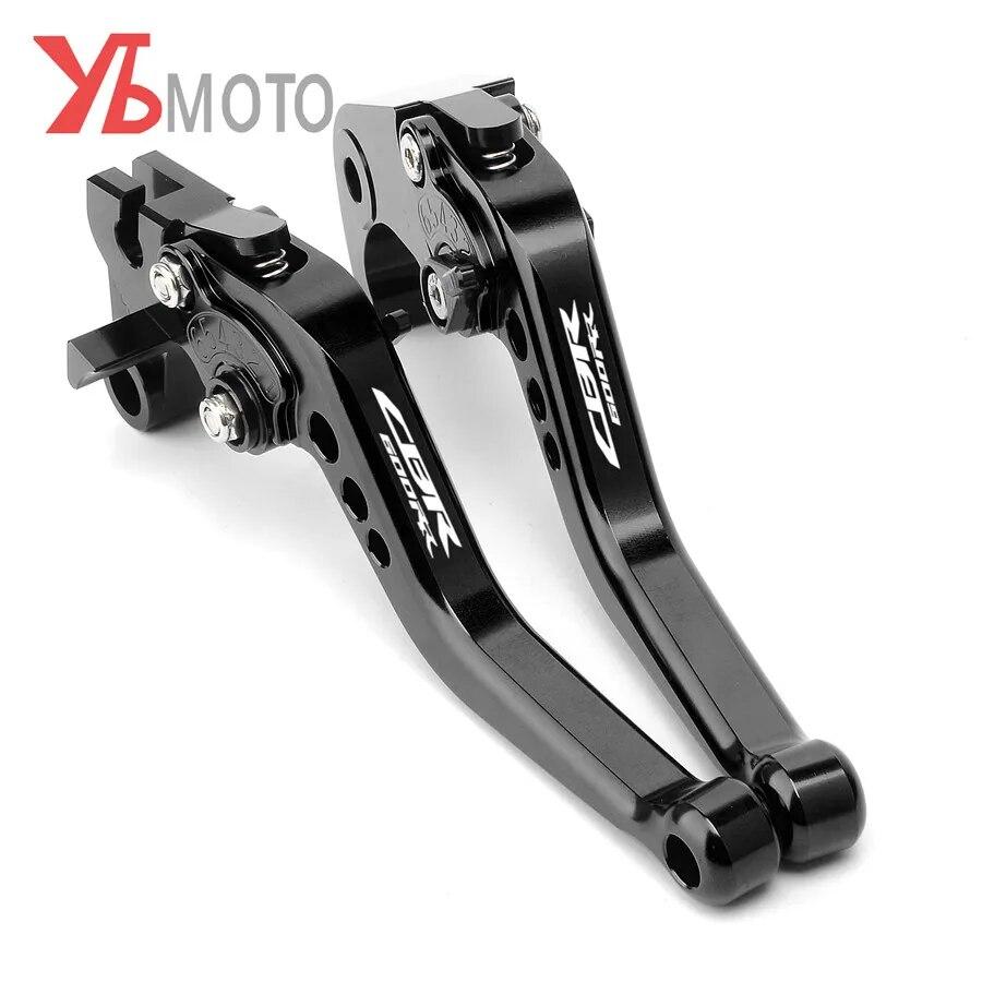 

Мотоциклетные алюминиевые тормозные муфты, короткие рычаги для Honda CBR 600 RR CBR 600RR CBR600RR 2007-2018 2015 2016 2017 чёрный