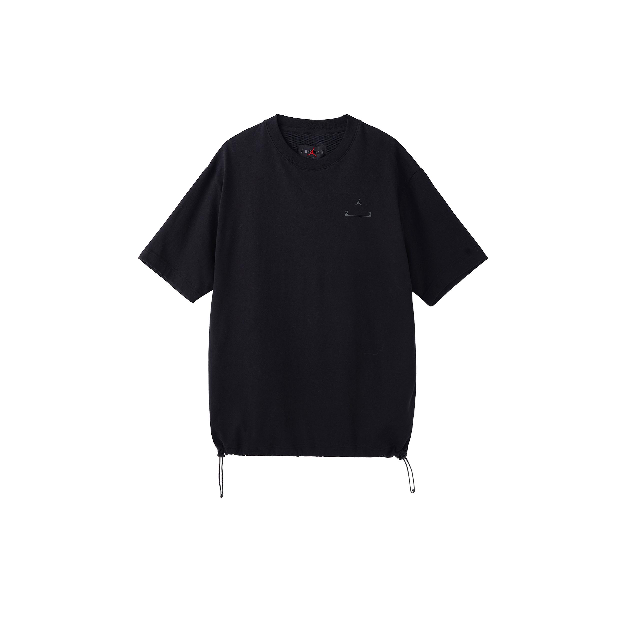 

New Jordan Drop Shoulder Sleeve T-Shirt Men s Black DX9644-010 XS