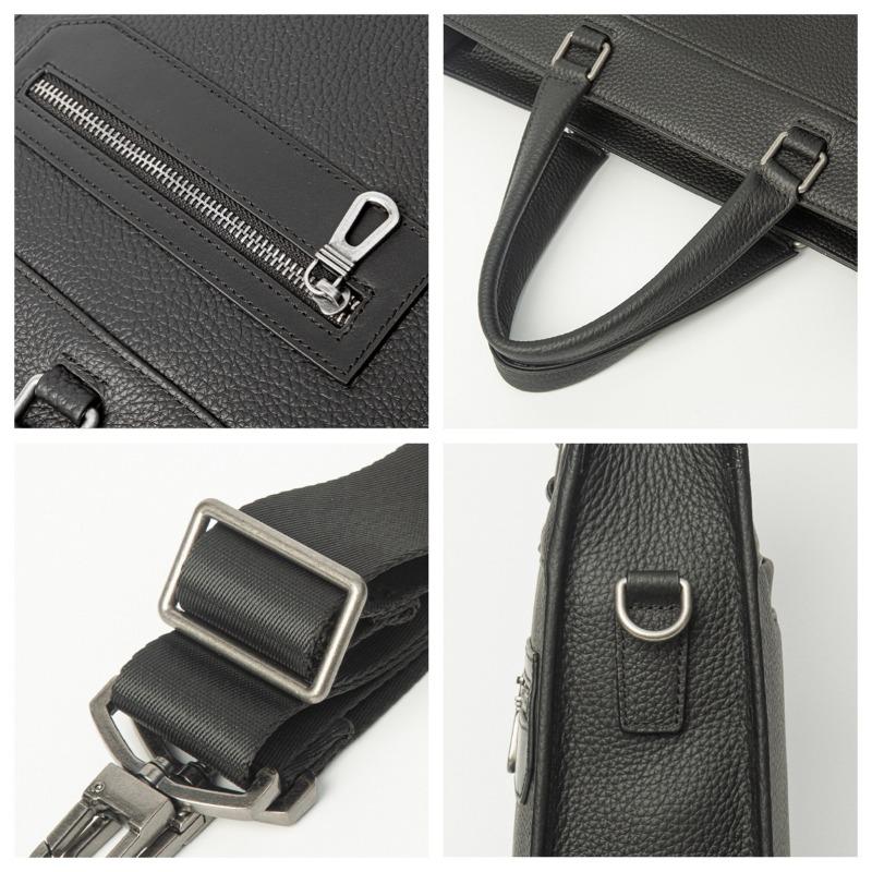 Crossbody Bag Genuine Leather Business Briefcase Men's Casual Handbag