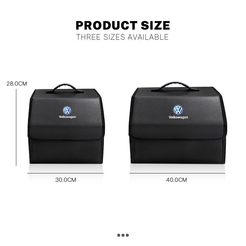 BFPQY1 Volkswagen Car Trunk Storage Box Large Capacity Tool Case For VW GTI Polo Golf MK6 Passat B6 Tiguan Arteon Jetta T-ROC ID.4 CC