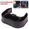 For Ford Maverick   2024 Car Rear Seat Water Cup Holder Storage Box Interior Organizer ABS Auto Parts Accessories Black