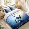 Bedding Set 1 Duvet Cover 2 Pillowcases Cristiano Ronaldo Print Bedroom Home Decoration