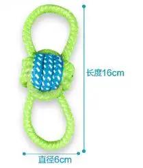 Dog Toy Dog Chews Cotton Rope Knot Ball Grinding Teeth Odontoprisis Pet Toys Large Small Dogs