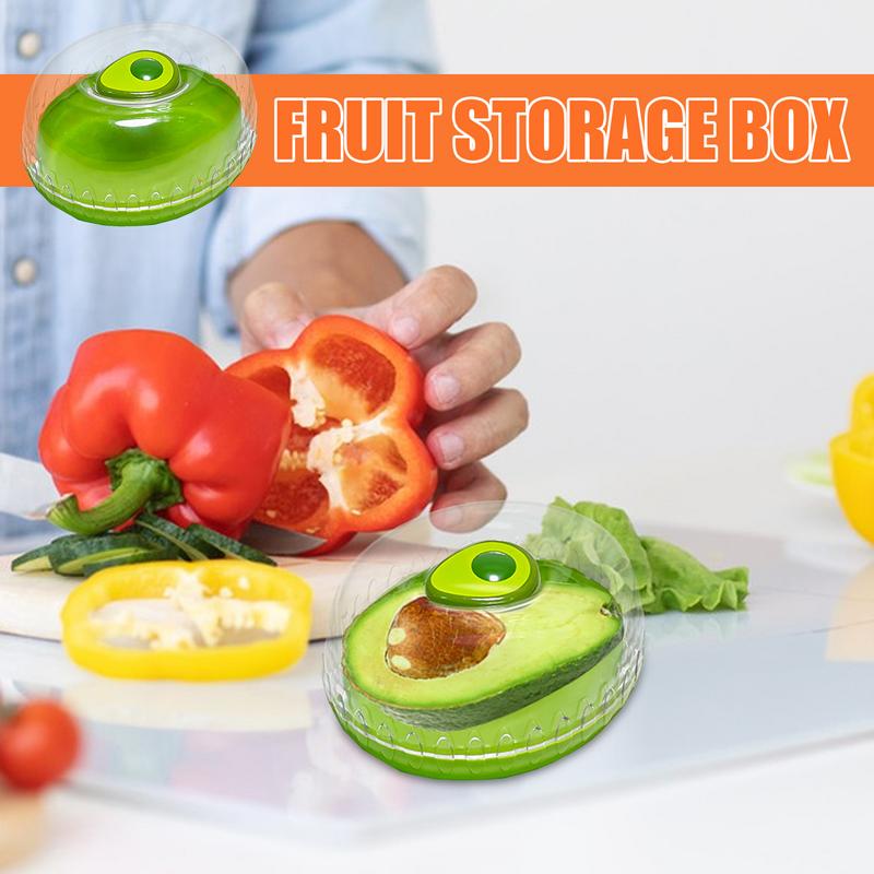 1 pezzo Contenitori Crisper Creativi per Frigorifero da Cucina per Verdura Frutta Cipolla Avocado Pomodori Limone Scatola Contenitore per Mantenere la Freschezza