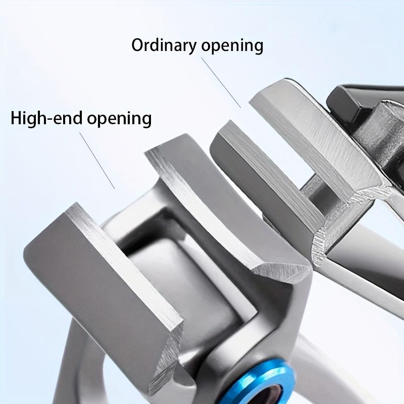 1pc Stainless Steel Nail Clippers - Sharp, Precise Edge for Fingernails & Toenails, Thick Nail Trimmer - Ideal for Manicure & Pedicure, Nail Trimmer