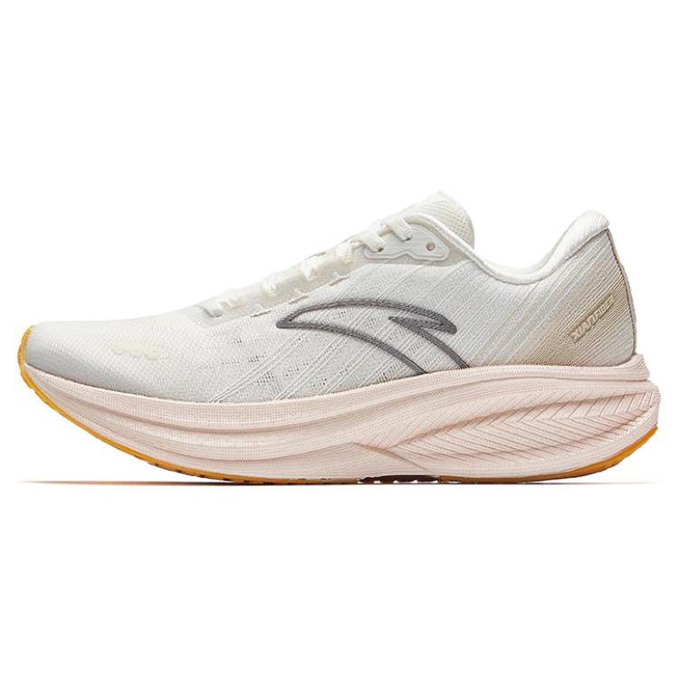 

Anta Cushioning Slip Resistant Abrasion Resistant Breathable Low Top Sprint Running Shoes Women s White Gray 36
