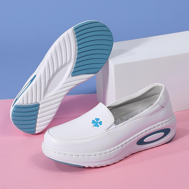 New Nurse Shoes for Women Comfortable Soft-soled Anti-slip Breathable Height-increasing and Odor-resistant Shoes