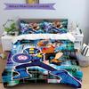 3Pcs Cybernetic Heroes Adventure Bedding Set Soft Fabric Duvet Cover Pillowcases Home Christmas Xmas Halloween Gift 1 Duvet Cover 2 Pillowcase N140