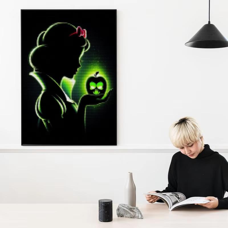 Prinzessin Diamantmalerei Kits Frozen Schneewittchen Heimdeko Vollrunde Diamantmosaik Stickerei Kreuzstich Geschenk