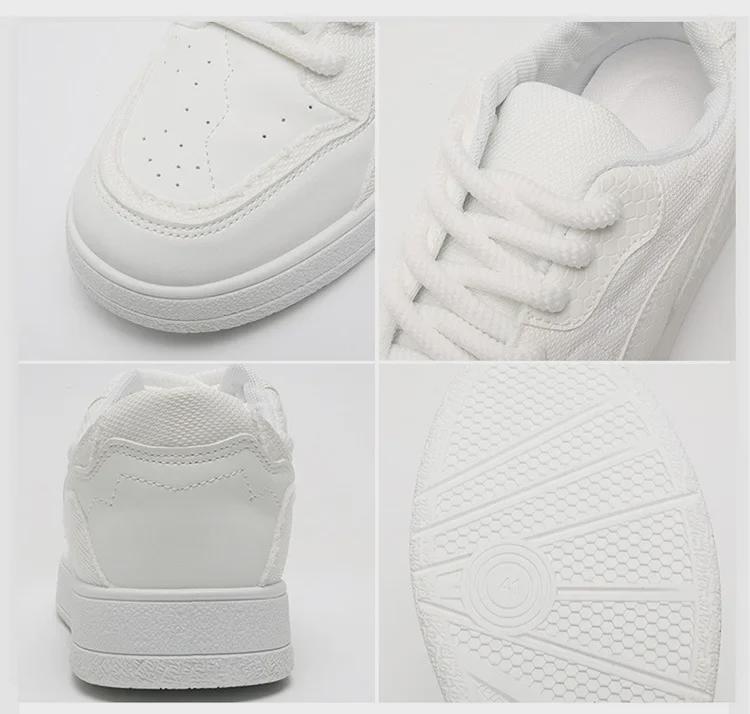 Men's Black Thick-Soled Casual Low-Top Sneakers - Height-Boosting, Wear-Resistant, Soft-Soled, Trendy Autumn Footwear for Students.